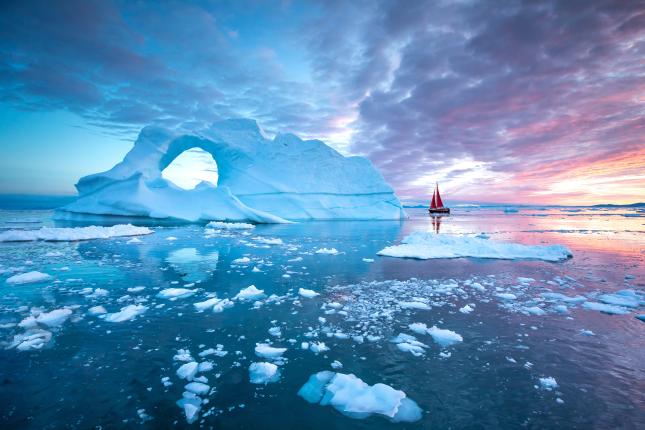Ледник в Гренландии